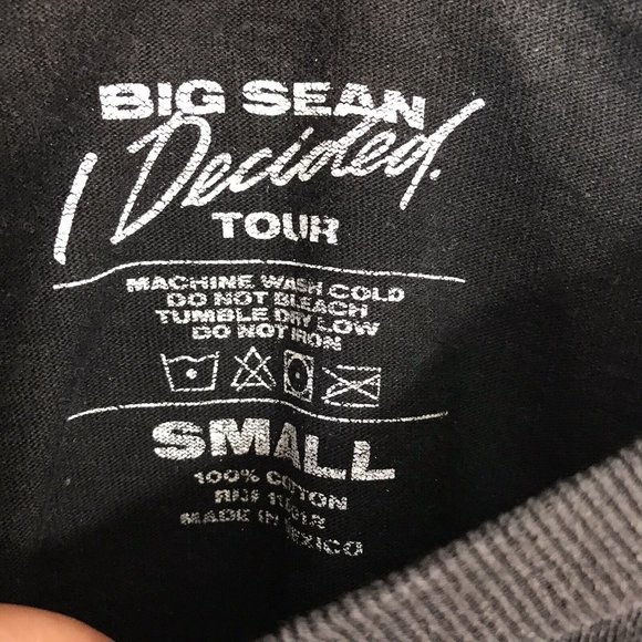 Big Sean I decided Tour T-Shirt Small - Picture 4 of 6